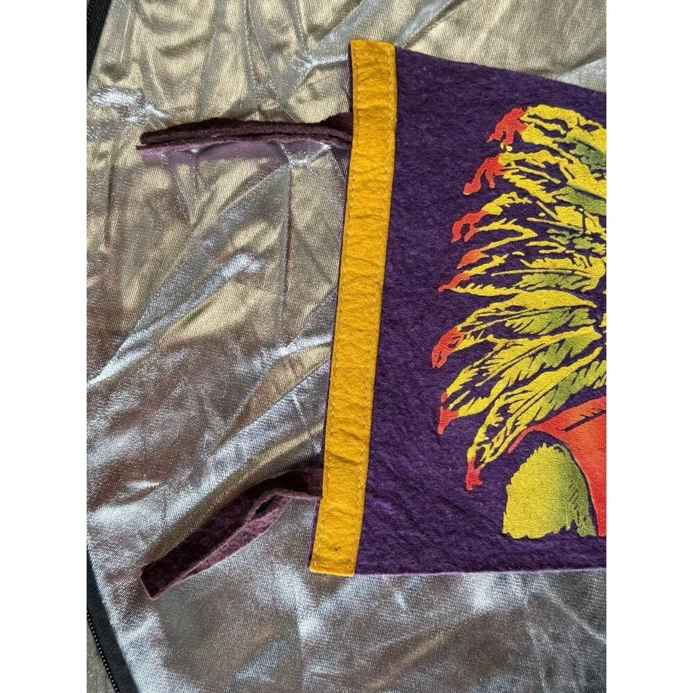 Vintage Dickson Mounds State Park Lewiston Illinois Pennant Flag Native American